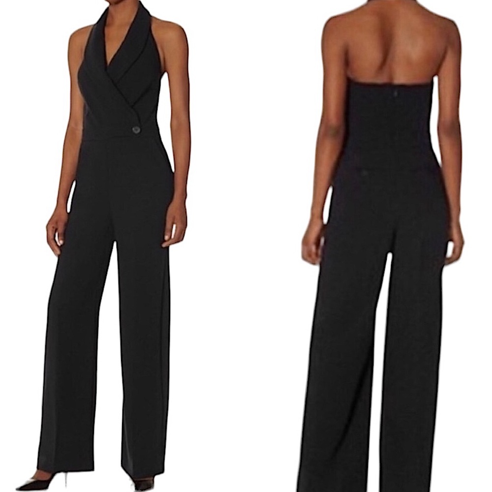 THE LIMITED: Scandal Collection Black Halter Pants Jumpsuit - Size 14
